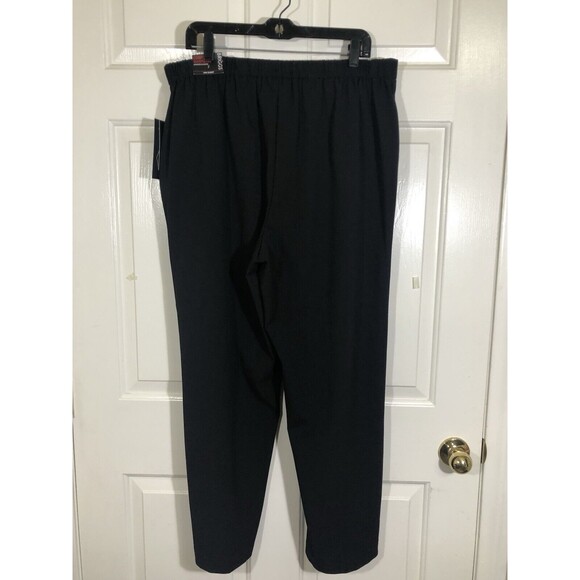 Briggs New York Pants - NWT Briggs Black Dress Pants S 14 Knit Strech Elastic Waist Straight Leg